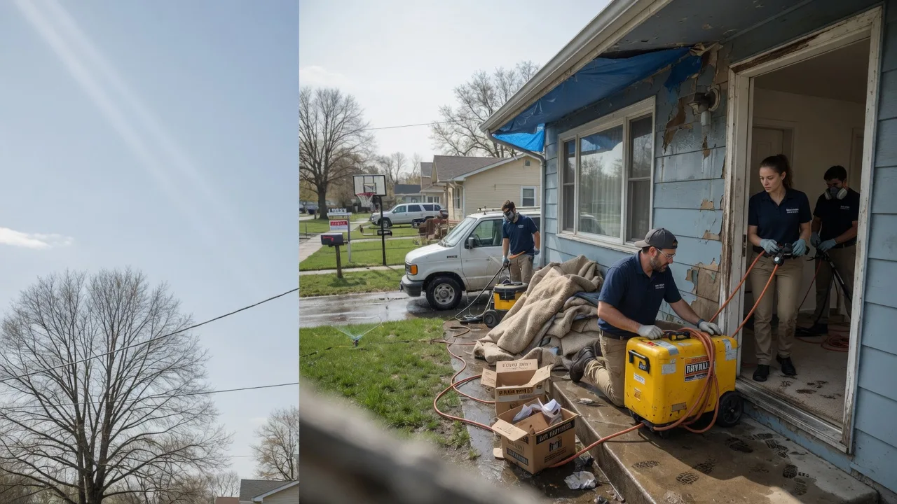 Basement Flood Cleanup in Okarche, OK near me